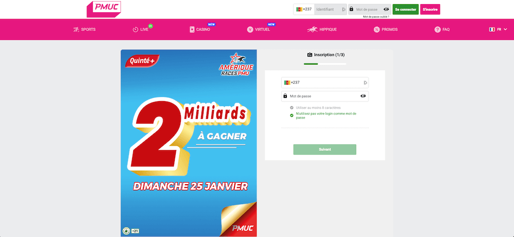 s inscrire pmuc sur ordinateur