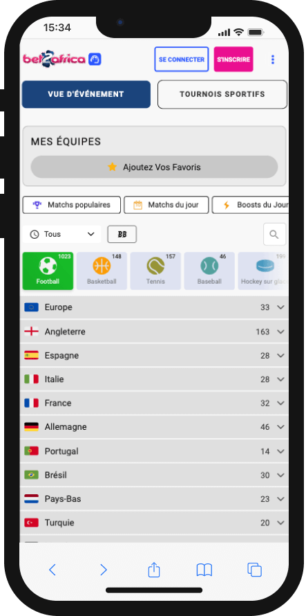 bet241 sur smartphone sans telechargement