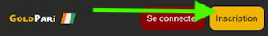s inscrire sur goldpari etape 1