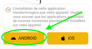 lancer le telechargement goldpari apk 