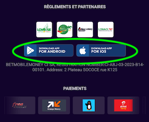 les moyens de paiement sur betmomo
