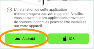 avabet apk telecharger etape 2