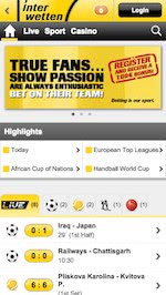 Interwetten sportsbetting app