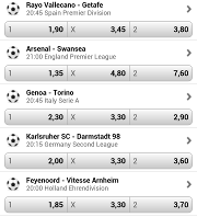 Interwetten App odd