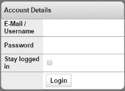 Tipico login form