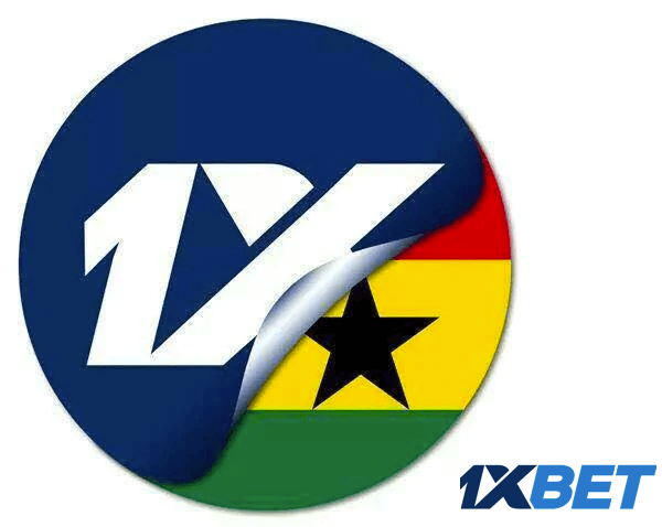 1xbet logo flag ghana