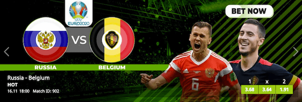 Russia Belgium Euro Qualifiers