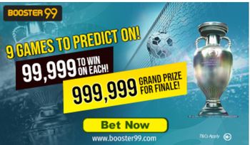 Booster99 EURO2020 promotion