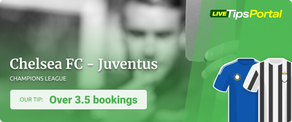 Chelsea FC vs Juventus betting tip in CL season 2021/22