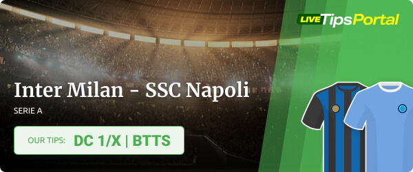 Betting tip Inter Milan vs SSC Napoli 2021/22