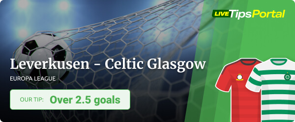 Betting tip Bayer Leverkusen vs Celtic Glasgow