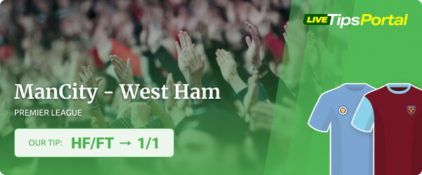 ManCity vs West Ham betting tip 2021