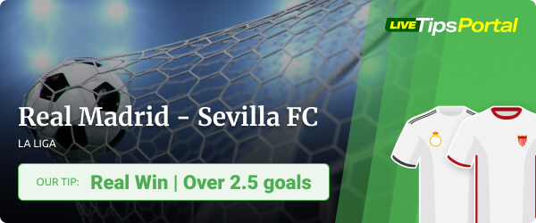 Betting tip Real Madrid vs Sevilla FC