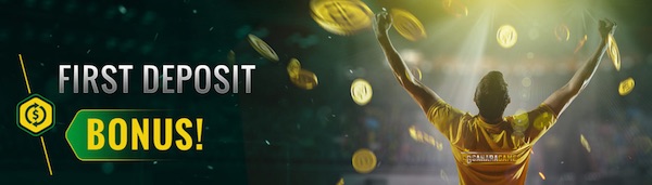 Sahara Games first deposit bonus