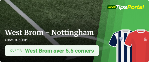 Betting tip West Bromwich vs. Nottingham Forrest