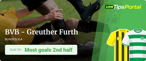 BVB vs Greuther Furth betting tip
