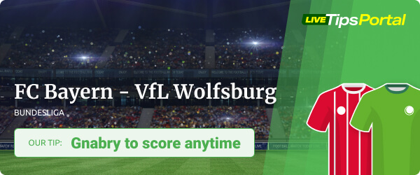 Bayern Munich vs VfL Wolfsburg betting predictions 2021
