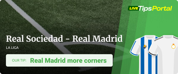 Real Sociedad vs Real Madrid betting tip