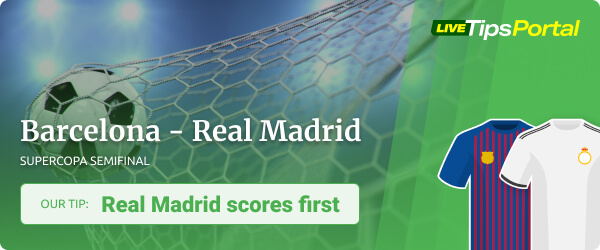 Barcelona vs Real Madrid Supercopa semifinal tip