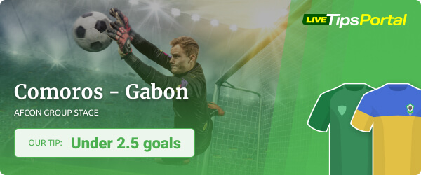 Comoros vs Gabon AFCON 2022 betting tip