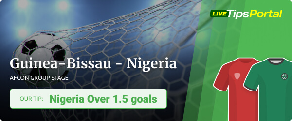 Guinea-Bissau vs Nigeria AFCON 2022 betting tip