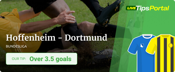 TSG Hoffenheim vs Borussia Dortmund betting tip