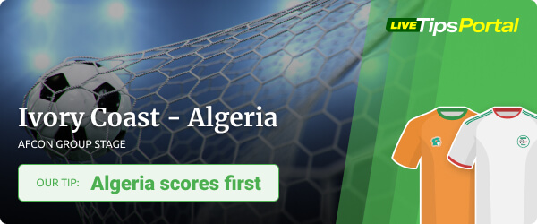 Ivory Coast vs Algeria AFCON 2022 betting tip