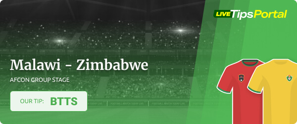 Malawi vs Zimbabwe AFCON betting tip