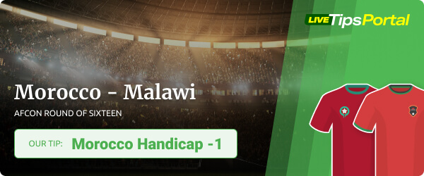 Morocco vs Malawi AFCON 2022 betting tip