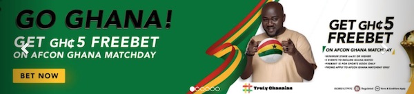 Mybet.Africa Go Ghana freebet during Africa Cup of Nations