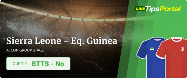 Sierra Leone vs Equatorial Guinea AFCON betting tip
