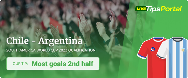 Chile vs Argentina World Cup 2022 qualification betting tip