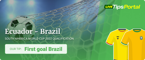 Ecuador vs Brazil Word Cup qualification tip