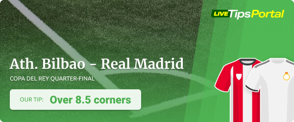Athletic Bilbao vs Real Madrid Copa del Rey tip