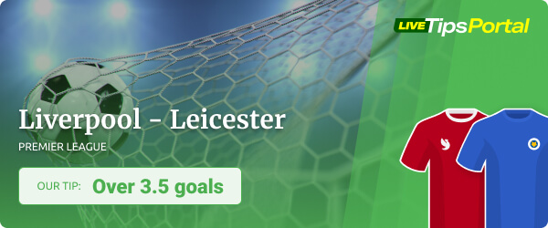 Betting prediction Liverpool FC  vs Leicester City 2021/22
