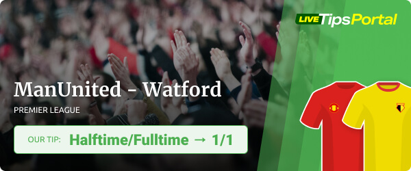 Manchester United vs Watford FC betting tip