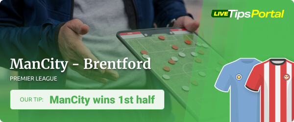 ManCity vs Brentford betting tip Premier League 2021/22