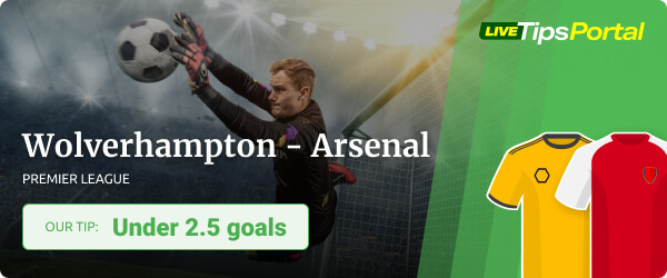 Wolverhampton vs Arsenal betting tip 2021/22