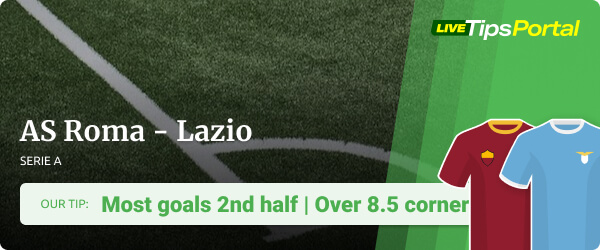 AS Roma vs Lazio betting tips Serie A 2021/22