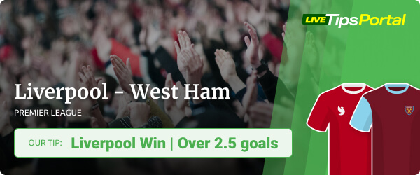 Liverpool vs West Ham tip Premier League 2021/22