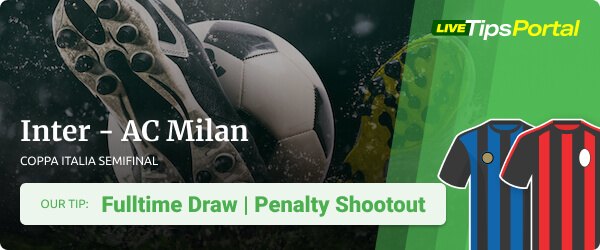 Inter vs AC Milan Coppa Italia semifinal predictions