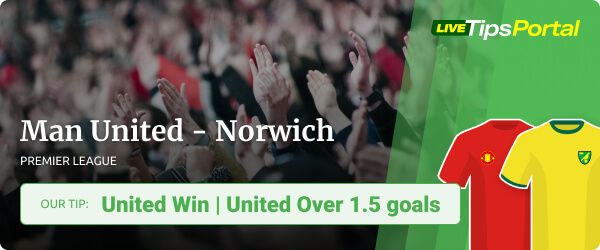 Manchester United vs Norwich City betting predictions