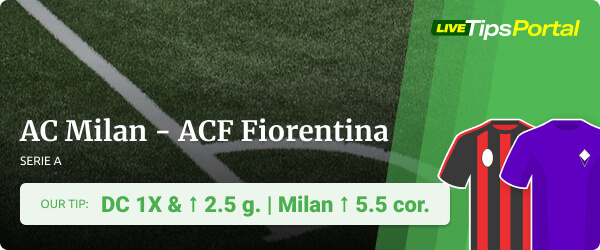 AC Milan vs ACF Fiorentina betting tips, Serie A 2021/22