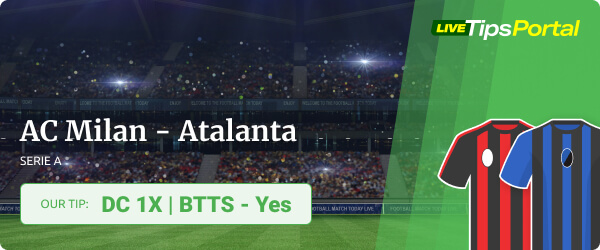 AC Milan vs Atalanta betting tips Serie A 2021/22