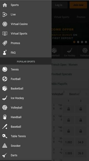 Greatodds app features screen