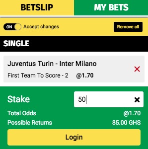 Premierbet bet on Juventus vs Inter in the Coppa final 2022