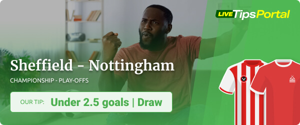 Sheffield vs Nottingham Championship play-offs betting tips