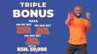 World Sports Betting Kenya triple bonus