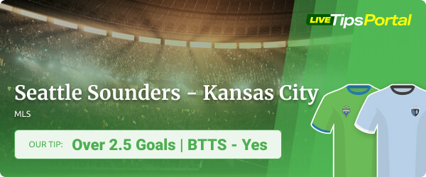 MLS predictions for Seattle Sounders vs Kansas City