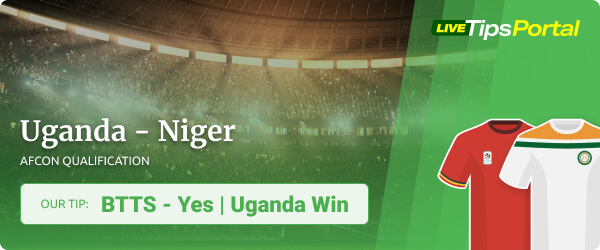 Uganda vs Niger betting predictions AFCON qualifier
